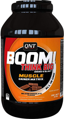 

qnt boom muscle gainer matrix Protein Blends(3000 g, belgian chocolate, white chocolate)
