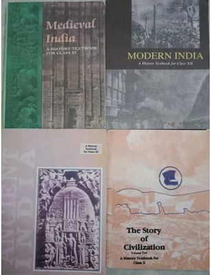OLD NCERT COMBO(CLASS XI MEDIEVAL INDIA+CLASS XII MODERN INDIA + CLASS X THE STORY OF CIVILIZATION + CLASS ANCIENT INDIA) The Helpfull Book BPSC And UPSC(Paperback, Bipan chandra) OLD NCERT COMBO(CLASS XI MEDIEVAL INDIA+CLASS XII MODERN INDIA + CLASS X THE STORY OF CIVILIZATION + CLASS ANCIENT INDIA) The Helpfull Book BPSC And UPSC(Paperback, Bipan chandra)