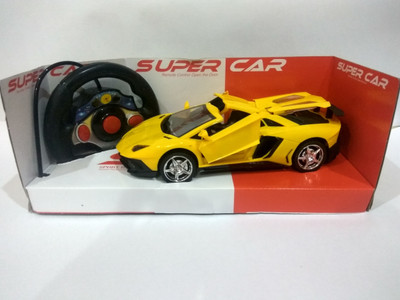 

RP Super Racing Car With Light & Full Remote Control(Yellow)