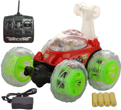 

K&P Collection Angry Birds Full function Remote Control Stunt Car(Multicolor)
