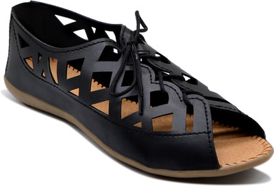 

Myra Women Black Flats