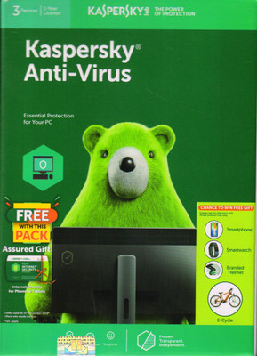 

KASPERSKY Anti-virus 3 User 1 Year(CD/DVD)