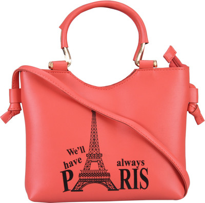 AIZAH Girls Casual, Evening/Party Pink PU Sling Bag