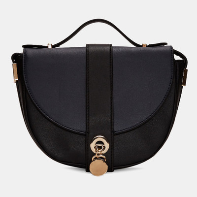 

Chemistry Women Casual Black, Blue PU Sling Bag
