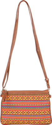 

All Things Sundar Girls Casual Multicolor Silk Sling Bag