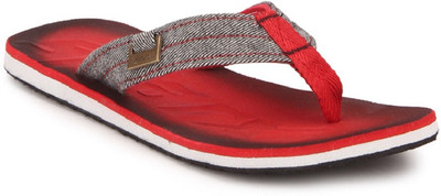 Sparx Men SFG-37 Flip Flops(Red, White , 9 UK/India)