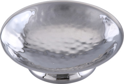 

GRD International GRD Round Hammered Shiny Metal Soap Case(Silver)