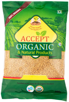 

ACCEPT ORGANIC Fenugreek Seed /Methi(500 g)