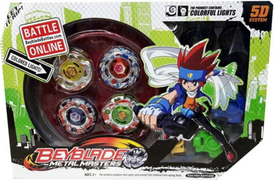 

Royal Collections Coloured Light Battle Online Metal Masters Beyblade (Multicolor)(Multicolor)