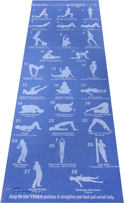 

Strauss Yogasana Blue 6 mm Yoga Mat