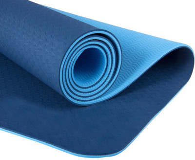 

Strauss Eco Friendly Dual Layer TPE Premium Blue 6 mm Yoga Mat