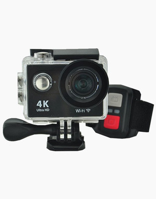 

OWO H9R Black 4K Ultra HD 2.4G Remote WiFi 170 Degree Wide Angle Sports and Action Camera(Black, 12 MP)