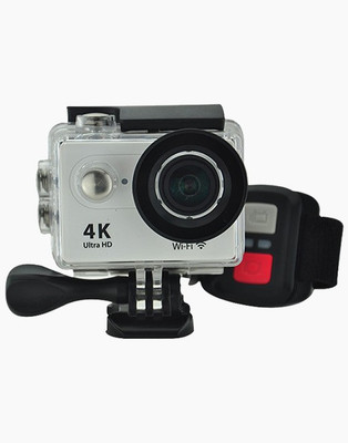 

OWO H9R Silver 4K Ultra HD 2.4G Remote WiFi 170 Degree Wide Angles Waterproof Sports and Action Camera(Silver, 12 MP)
