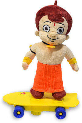 

Chota Bheem CB With Skate B/O Plush Toy - 30 cm(Brown)