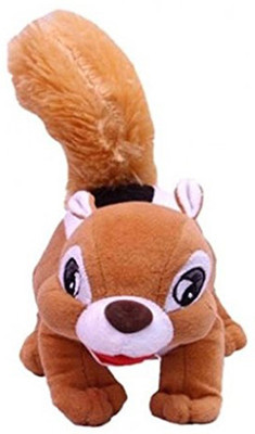 Flower Engine Beige Squirrel Soft Toy 30 Cm - 15 cm(Multicolor)