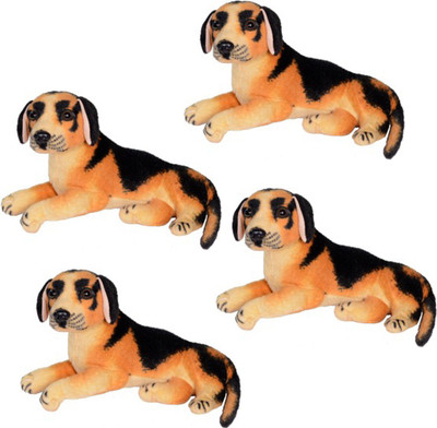 

Speoma BLACK DOG ANIMAL SOFT TOY PACK OF 4 - 32 cm(Multicolor)