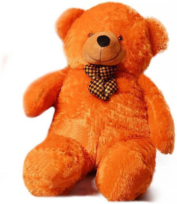 

Pooja 4 feet brown teddy - 152 cm(Brown)