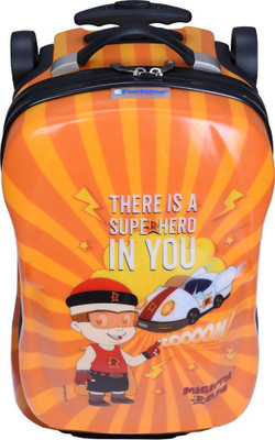 

Fortune Chhota Bheem Super Hero In You  inch Kids Car Shape luggage Trolley Bag Cabin Luggage -  inch(Multicolor