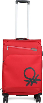 

United Colors of Benetton Soft Luggage Strolly Expandable Check-in Luggage -  inch(Red