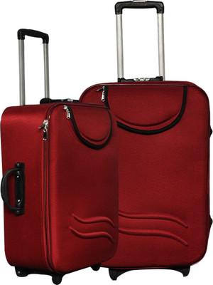 United Mescos Maroon Front Pocket Check-in Luggage -  inch(Maroon