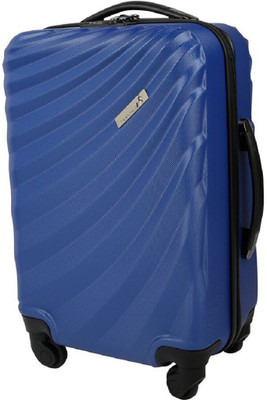 

HANDCUFFS Polycarbonate " inch BLUE Hard Sided Luggage Suitcases & Trolley Bags 4 wheels Check-in Luggage -  inch(Blue