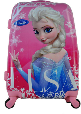 

Gamme Disney Pink Frozen Elsa Children/Kids Travel Trolley Suitcase Bag Cabin Luggage -  inch(Pink