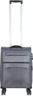 

United Colors of Benetton Soft Luggage Strolly Expandable Cabin Luggage -  inch(Grey