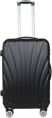 

3g 8016 Combact Series Black Hard Sided Travel trolley Suitcase 65 cms/  inch Check-in Luggage -  inch(Black