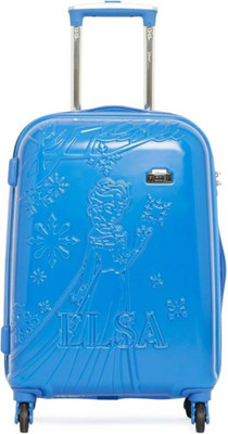 

Gamme Disney Blue Frozen Emboss Kids Trolley Bag Cabin Luggage -  inch(Blue