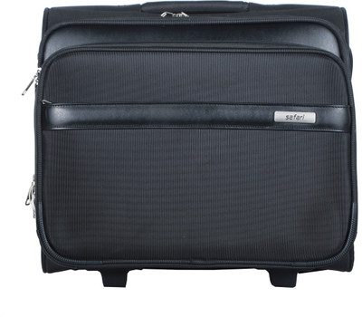 

Safari Ballpark ON Laptop Trolley (Black) Expandable Cabin Luggage -  inch(Black