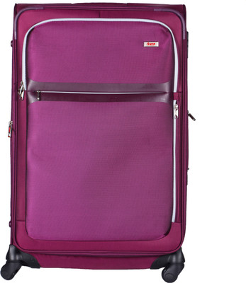 

VIP SquadSpinner Soft Trolley 75CM, PURPLE Expandable Check-in Luggage - 29 inch(Purple, Pink), Pink;purple