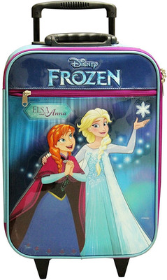 Gamme Disney Frozen Kids Soft Blue Trolley Bag Cabin Luggage -  inch(Blue