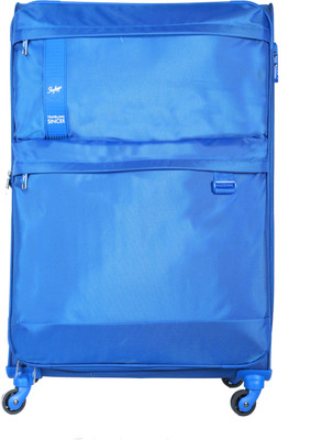 

Skybags Skysurf Spinner Soft Trolley 81 cm (Blue) Check-in Luggage -  inch(Blue