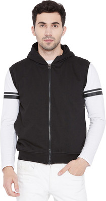 VIMAL JONNEY Sleeveless Solid Men Sweatshirt