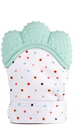 

Kraptick Teething Mitten for Infants, Baby Boys & Girls, Silicone Teething Mitt Teether Gloves BPA Free, Self-Soothing Pain Relief Mitt, Teething Toys, Ideal Baby Shower Gift (Single Piece) Teether(Green)