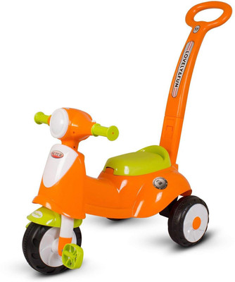 

Baybee Push Ride on Tricycle for Toddlers Baby Push Tricycle & Infant Baby Toys |Kids Suitable for Age 2 and Up Year Olds Boys & Girls (Orange) Musical Tricycle(Orange)