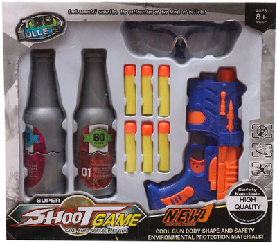 

Webby Kids Foam Blaster Plastic Gun Toy(Blue)