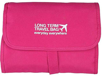 

House of Quirk Cosmetic Pouch(Pink)