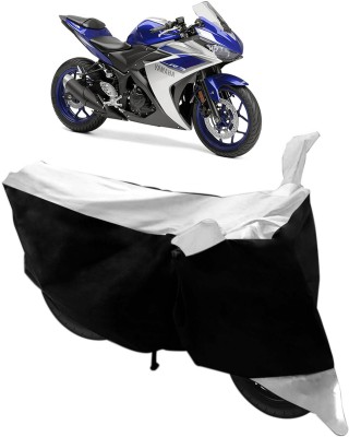 Flipkart SmartBuy Two Wheeler Cover for Yamaha(YZF R25, Black, Silver)