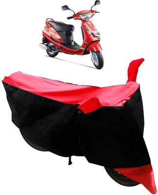 Flipkart SmartBuy Two Wheeler Cover for Mahindra(Gusto, Black, Red)