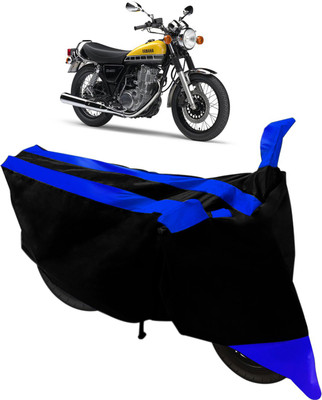 Flipkart SmartBuy Two Wheeler Cover for Yamaha(RD 350, Black, Blue)