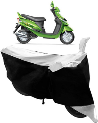 Flipkart SmartBuy Two Wheeler Cover for Mahindra(Rodeo RZ, Black, Silver)