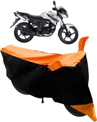 Flipkart SmartBuy Two Wheeler Cover for Yamaha(SZ-S, Black, Orange)