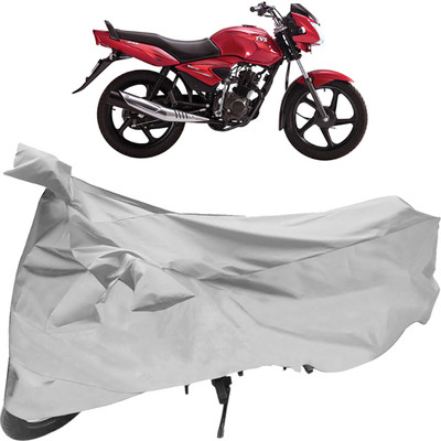 Shoolin Two Wheeler Cover for TVS(Jive, Silver)