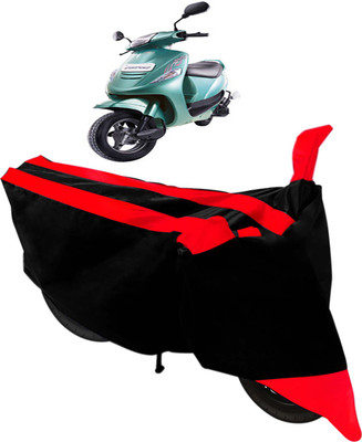 Flipkart SmartBuy Two Wheeler Cover for Mahindra(Kine, Black, Red)