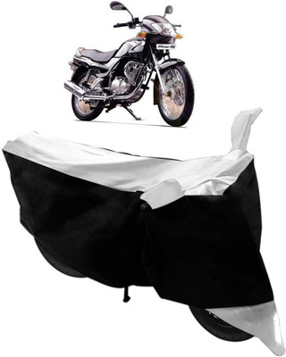 Flipkart SmartBuy Two Wheeler Cover for TVS(Fiero F2, Black, Silver)