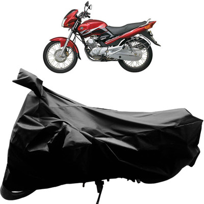 SHOOLIN Two Wheeler Cover for Hero(Ambition, Black)