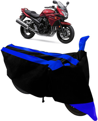 Flipkart SmartBuy Two Wheeler Cover for Suzuki(Bandit, Black, Blue)