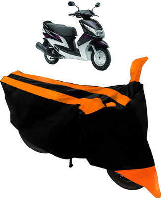 Flipkart SmartBuy Two Wheeler Cover for Yamaha(Ray, Black, Orange)