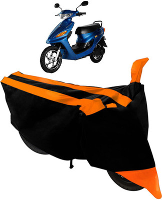 Flipkart SmartBuy Two Wheeler Cover for Indus(Yo Electron, Black, Orange)